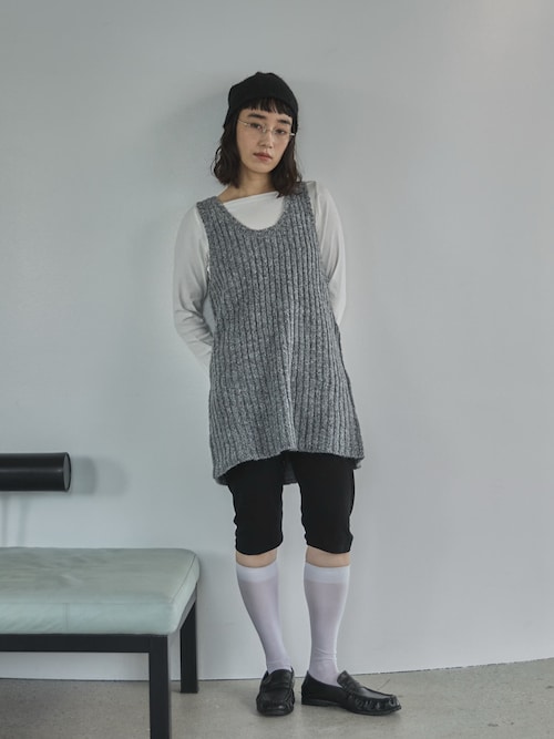 ミドルゲージルーズニット帽