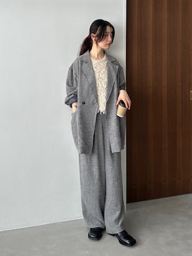 「セットアップ」｜feepurさん（レディース・160cm）の秋コーディネート