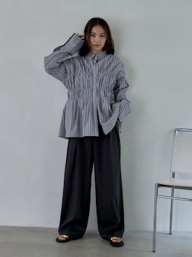 「feepur（フェピュール）のアイテム（パンツ）」を使った、feepurさん（レディース・160cm）の夏コーディネート