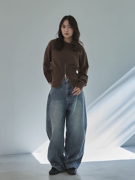 「アイテム（その他）」を使った、feepurさん（レディース・160cm）の秋コーディネート