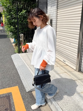 「ぺプラム」｜「アイテム（その他）」を使った、feepurさん（レディース・156cm）の秋コーディネート