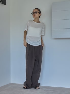 「アイテム（その他）」を使った、feepurさん（レディース・160cm）の夏コーディネート