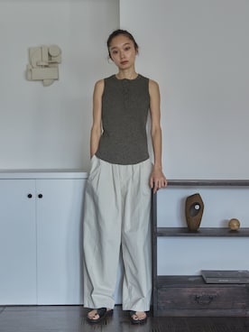 「feepur（フェピュール）のアイテム」を使った、feepurさん（レディース・161cm）の夏コーディネート