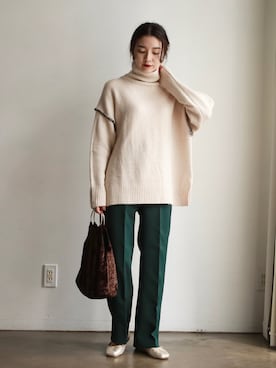 feepurさん（レディース・160cm）の冬コーディネート