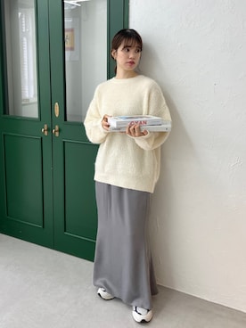 「feepur（フェピュール）のアイテム（スカート）」を使った、feepurさん（レディース・154cm）の冬コーディネート