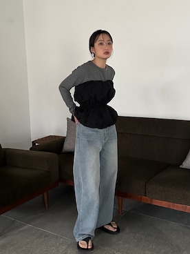 「大人ガーリー」｜「アイテム（その他）」を使った、feepurさん（レディース・154cm）の春コーディネート