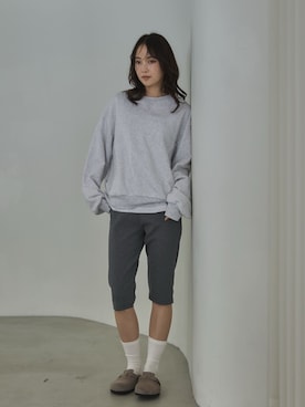 「アイテム（サンダル）」を使った、feepurさん（レディース・160cm）の秋コーディネート