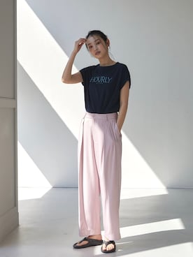 「アイテム（その他）」を使った、feepurさん（レディース・169cm）の夏コーディネート