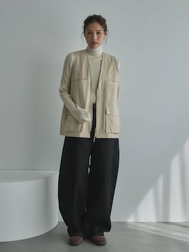 「アイテム（その他）」を使った、feepurさん（レディース・165cm）の秋コーディネート