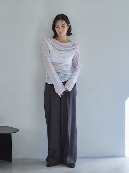 AERON カットソー Shinzone（シンゾーン）】MARINE BORDER TEE ボーダーロンT