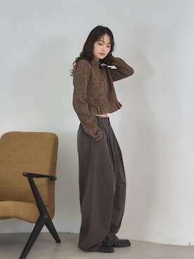 「アイテム（その他）」を使った、feepurさん（レディース・160cm）の秋コーディネート