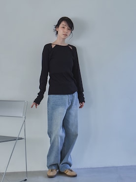 「ゆるカジ」｜feepurさん（レディース・168cm）の春コーディネート
