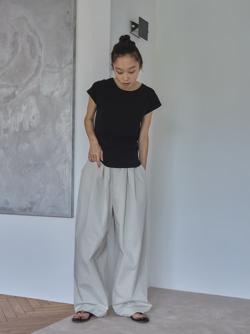 フライスアウトロックフレンチTee
