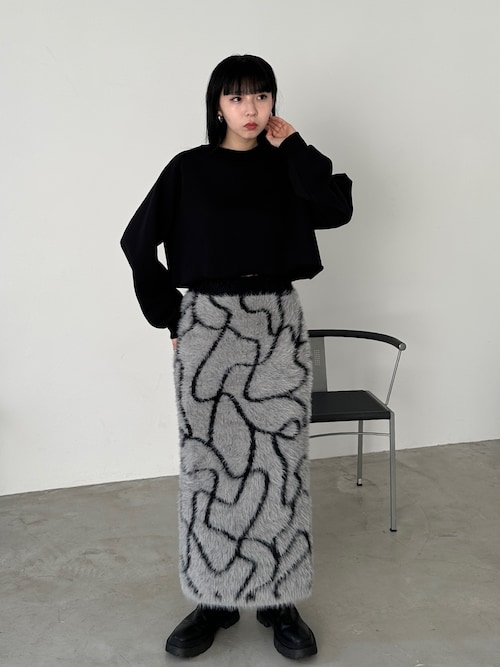 (超美品)アルチビオ ジャギーニットブルゾン・ニットスカート サイズ38 シャギーニットブルゾン|アルチビオ-アウトレット- - ゴルフウェアや