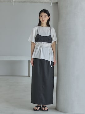 「feepur（フェピュール）のアイテム」を使った、feepurさん（レディース・169cm）の夏コーディネート