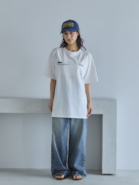 「アイテム（キャップ）」を使った、feepurさん（レディース・156cm）の夏コーディネート