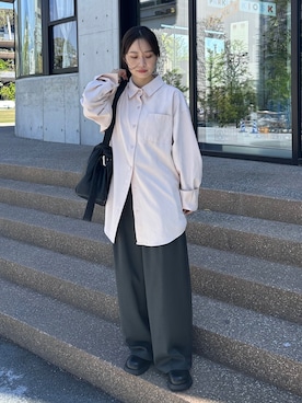 「feepur（フェピュール）のアイテム（シューズ）」を使った、feepurさん（レディース・153cm）の春コーディネート
