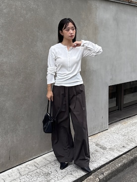 「アイテム（その他）」を使った、feepurさん（レディース・153cm）の秋コーディネート