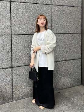 「feepur（フェピュール）のアイテム（ノーカラージャケット）」を使った、feepurさん（骨格ウェーブ・レディース・154cm）の春コーディネート