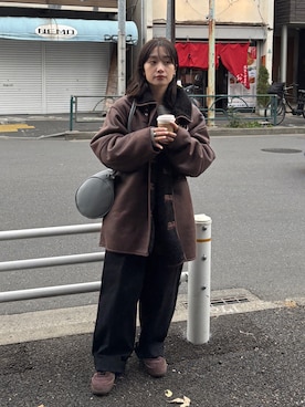 「アイテム（その他）」を使った、feepurさん（レディース・153cm）の冬コーディネート