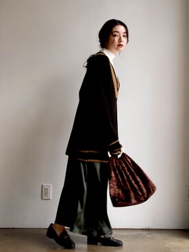 feepurさん（レディース・160cm）の冬コーディネート