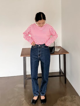 「DONOBAN（ドノバン）のアイテム」を使った、feepurさん（レディース・156cm）の夏コーディネート