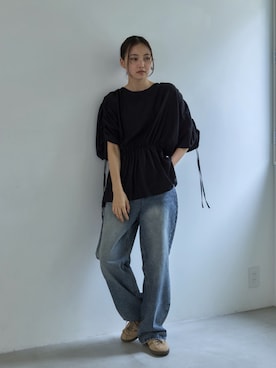 「feepur（フェピュール）のアイテム（パンツ）」を使った、feepurさん（レディース・160cm）の夏コーディネート