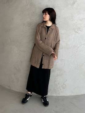 「feepur（フェピュール）のアイテム（ワンピース/ドレス）」を使った、feepurさん（レディース・160cm）の冬コーディネート