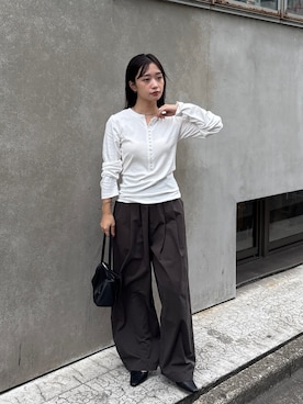 「アイテム（その他）」を使った、feepurさん（レディース・153cm）の秋コーディネート