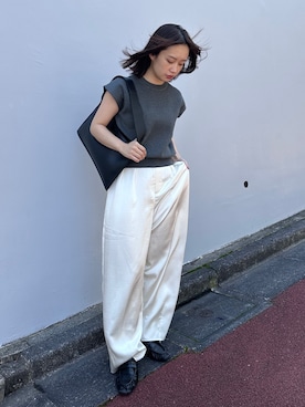 「feepur（フェピュール）のアイテム（シューズ）」を使った、feepurさん（レディース・153cm）の春コーディネート