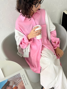 「feepur（フェピュール）のアイテム（カーゴパンツ）」を使った、feepurさん（レディース・156cm）の冬コーディネート