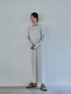 「feepur（フェピュール）のアイテム（ワンピース/ドレス）」を使った、feepurさん（レディース・162cm）の春コーディネート