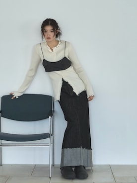 「アイテム（その他）」を使った、feepurさん（レディース・171cm）の秋コーディネート