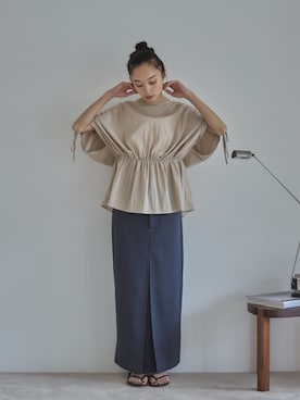 「feepur（フェピュール）のアイテム」を使った、feepurさん（レディース・161cm）の夏コーディネート