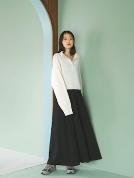 「feepur（フェピュール）のアイテム（ワンピース/ドレス）」を使った、feepurさん（レディース・169cm）の秋コーディネート