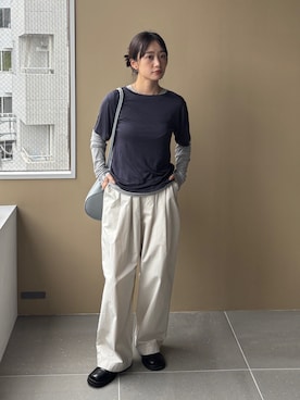 「アイテム（その他）」を使った、feepurさん（レディース・153cm）の秋コーディネート