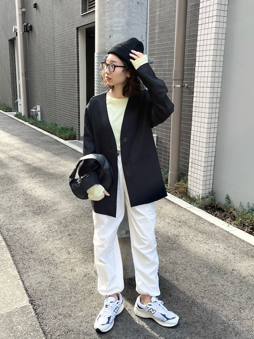 エメイン　ノーカラージャケット シアードッキングノーカラージャケット｜PETAL ONLINE（ペタルオンライン）