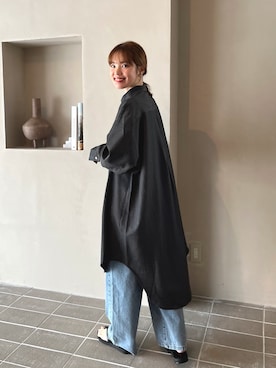 「チュニック」｜「アイテム（その他）」を使った、feepurさん（レディース・154cm）の春コーディネート