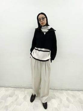 「アイテム（その他）」を使った、feepurさん（レディース・172cm）の秋コーディネート