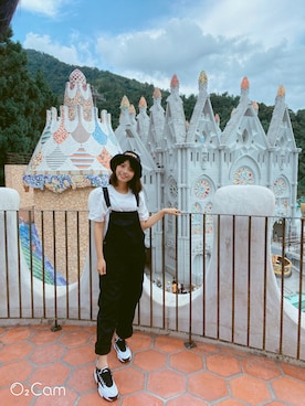 「CACO（カコ）のアイテム（帽子）」を使った、FiShさん（レディース・162cm）の秋コーディネート