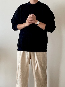 「DUFA（ドゥッファ）のアイテム」を使った、きのぴおさん（メンズ・169cm）の秋コーディネート