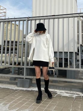 西條 愛(EMODA)さん（レディース・164cm）の冬コーディネート