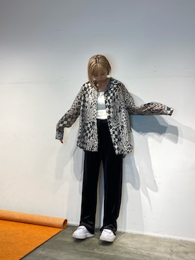 「EMODA（エモダ）のアイテム（タンクトップ）」を使った、西條 愛(EMODA)さん（レディース・164cm）の春コーディネート