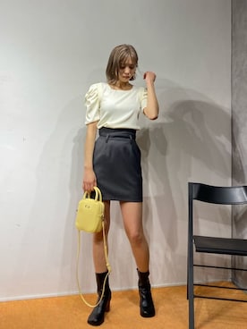 西條 愛(EMODA)さん（レディース・164cm）の春コーディネート