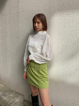 西條 愛(EMODA)さん（レディース・164cm）の秋コーディネート