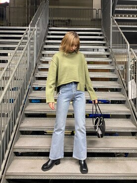 西條 愛(EMODA)さん(レディース・164cm)の冬コーディネート