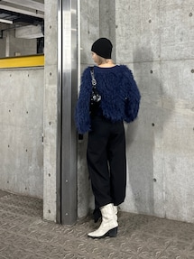 カーディガン 「VEQUM」HAND KNIT CARDIGAN レディース VEQUM カーディガン 「VEQUM」HAND KNIT CARDIGAN レディース