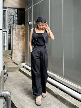 「EMODA（エモダ）のアイテム（その他トップス）」を使った、西條 愛(EMODA)さん（レディース・164cm）の春コーディネート