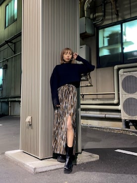 西條 愛(EMODA)さん（レディース・164cm）の冬コーディネート