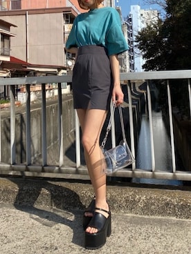 西條 愛(EMODA)さん（レディース・164cm）の春コーディネート